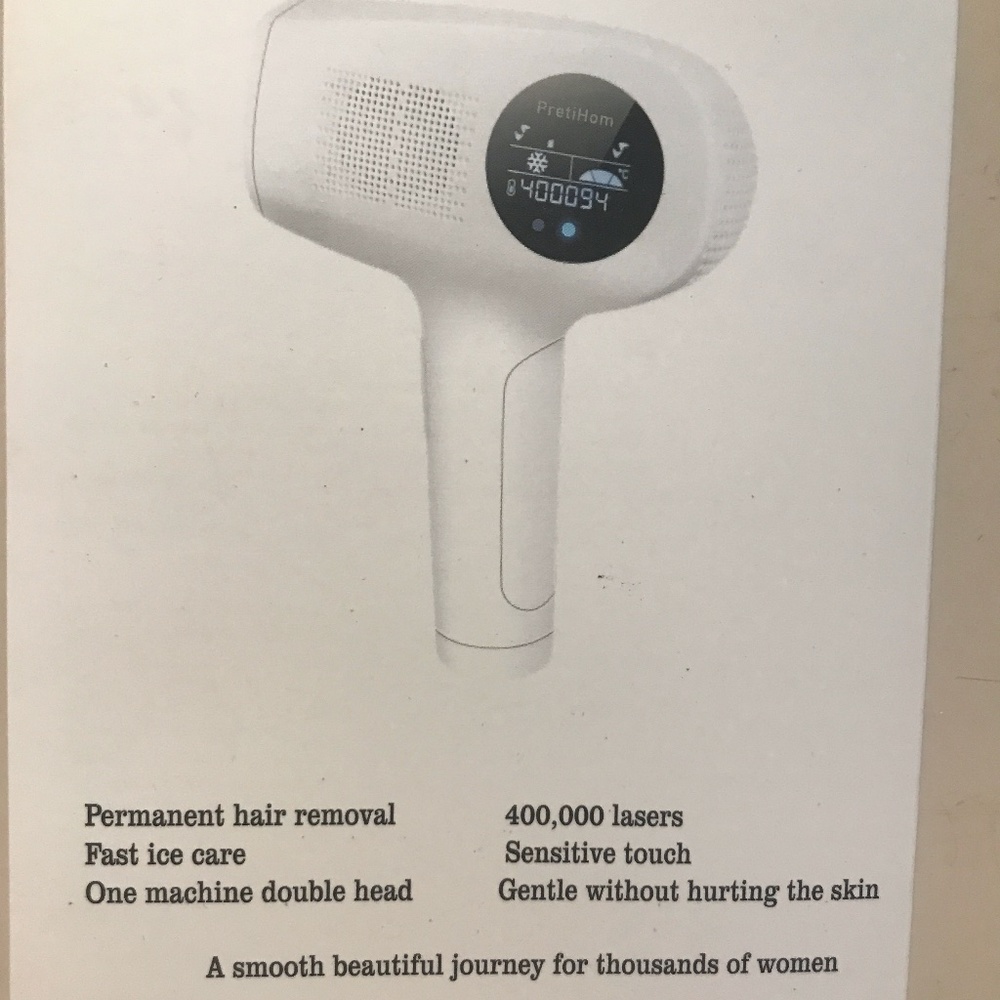 PretiHom At-Home Laser Hair Remover